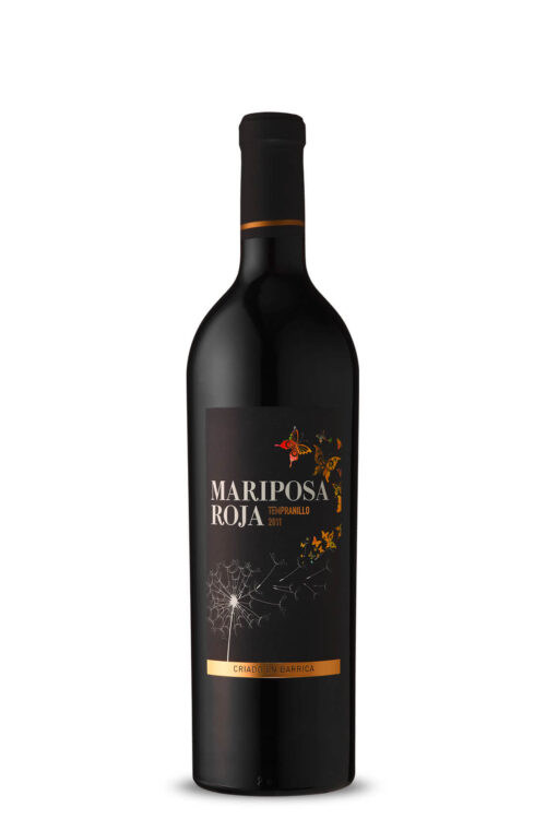 Tempranillo Vino de España Criado en barrica 2017 – MARIPOSA ROJA